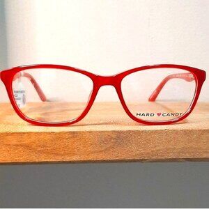 New RED Rx'able Eyeglass Frame, women full rim glasses, cat eye HC30 53-16-135